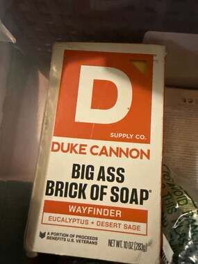Duke Cannon Wayfinder Big Ass Brick of Soap (Eucalyptus + Desert Sage) 10oz Bar
